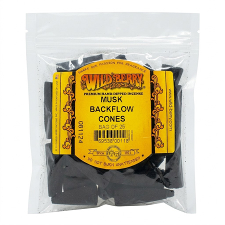 Wildberry Must Back Flow Incense Cones